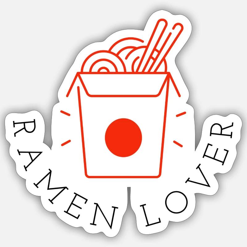 Feinschmecker - Sticker Größe S (10 x 10 cm) - Mattweiß