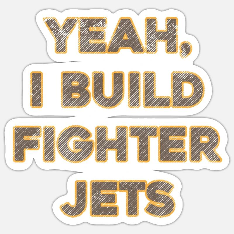 Scale Model Aircraft Builder Vintage Planes Sticker size S (10 x 10 cm)