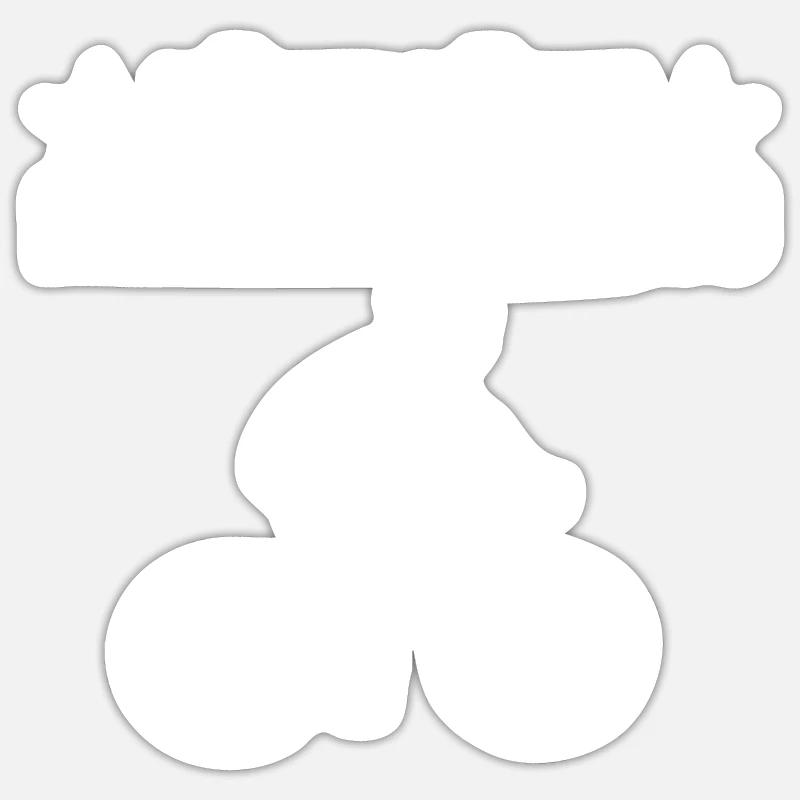 Hätte Hätte Sticker Größe S (10 x 10 cm)