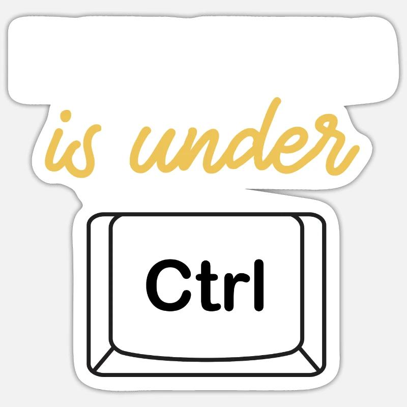 Cybersecurity Hacker IT-Sicherheit - Sticker Größe S (10 x 10 cm) - Mattweiß