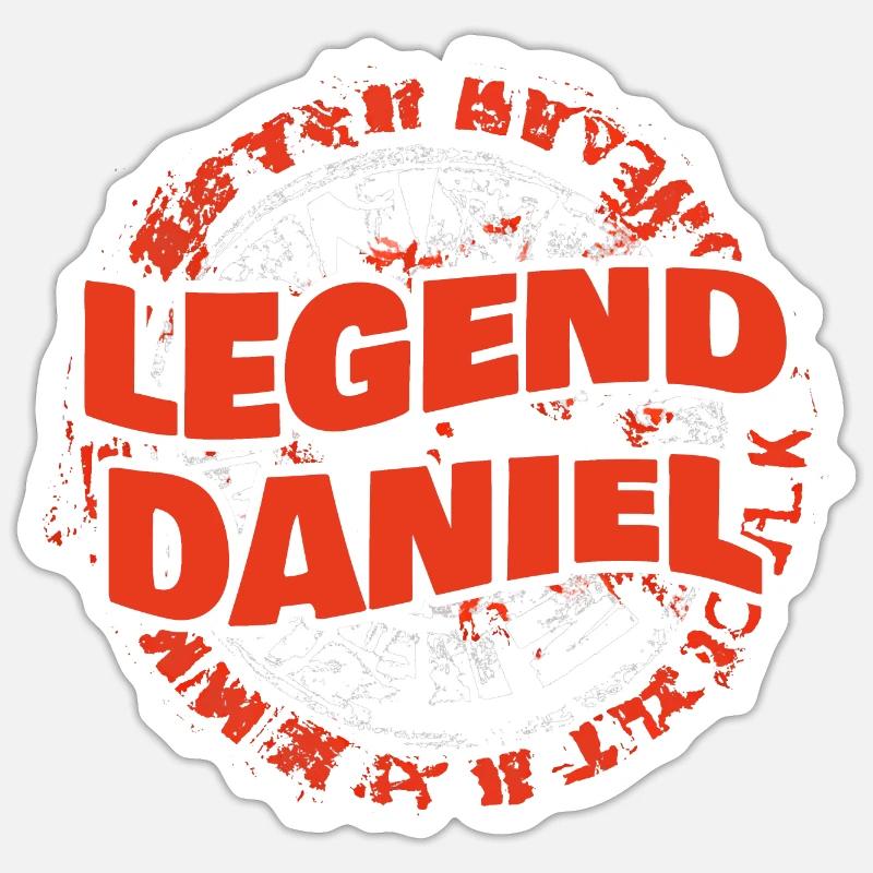 Daniel Sticker size S (10 x 10 cm)