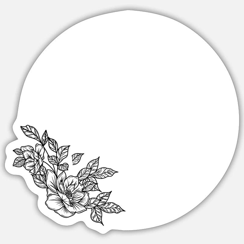 Buchstabe O - Sticker Größe S (10 x 10 cm) - Mattweiß