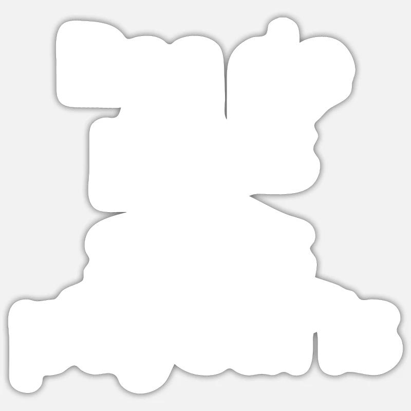 Sticker Größe S (10 x 10 cm) - 