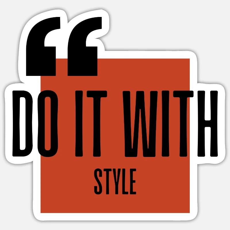 Sticker Größe S (10 x 10 cm) - 