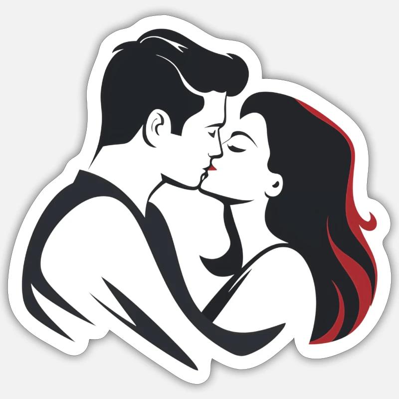 Passionate Pair Sticker size S (10 x 10 cm)
