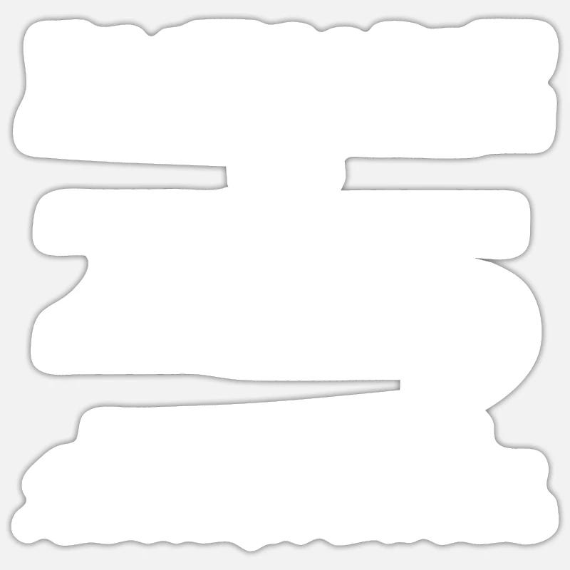 2015 - 9e anniversaire légendaire - Sticker taille S (10 x 10 cm) - blanc mat
