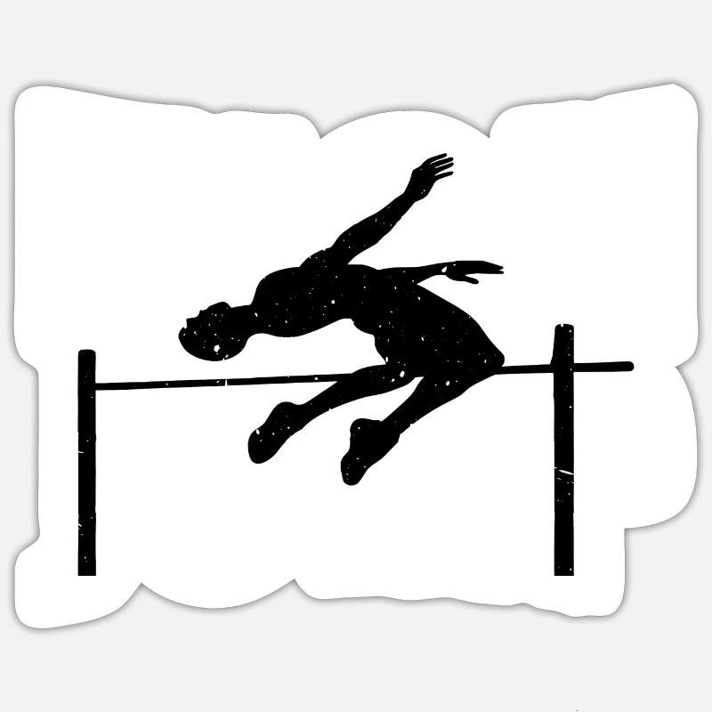 High Jump 3 Sticker size S (10 x 10 cm)