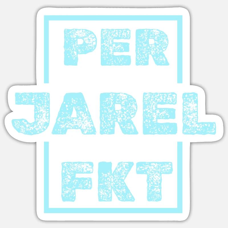 Jarel - Sticker taille S (10 x 10 cm) - blanc mat