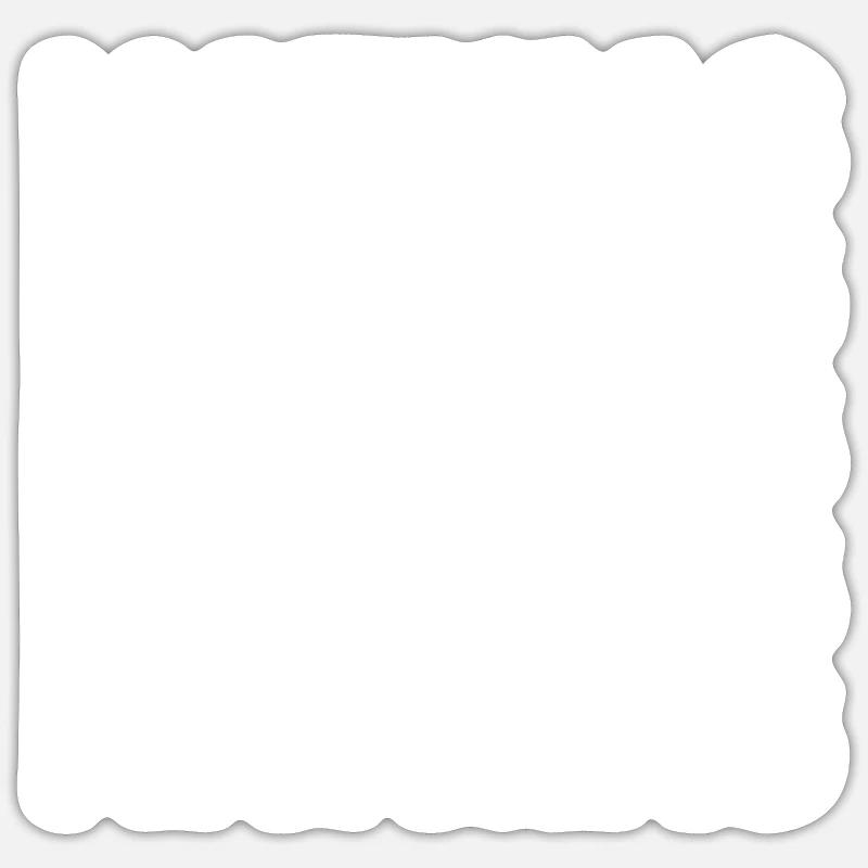 Mathias en héros - Sticker taille S (10 x 10 cm) - blanc mat