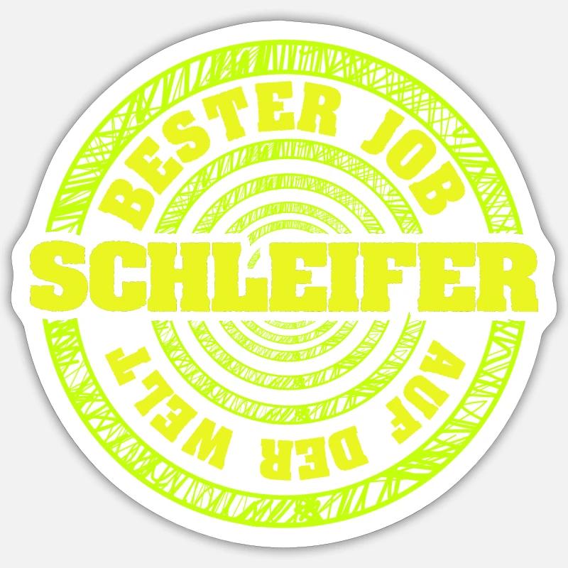 Job Schleifer Sticker Größe S (10 x 10 cm)