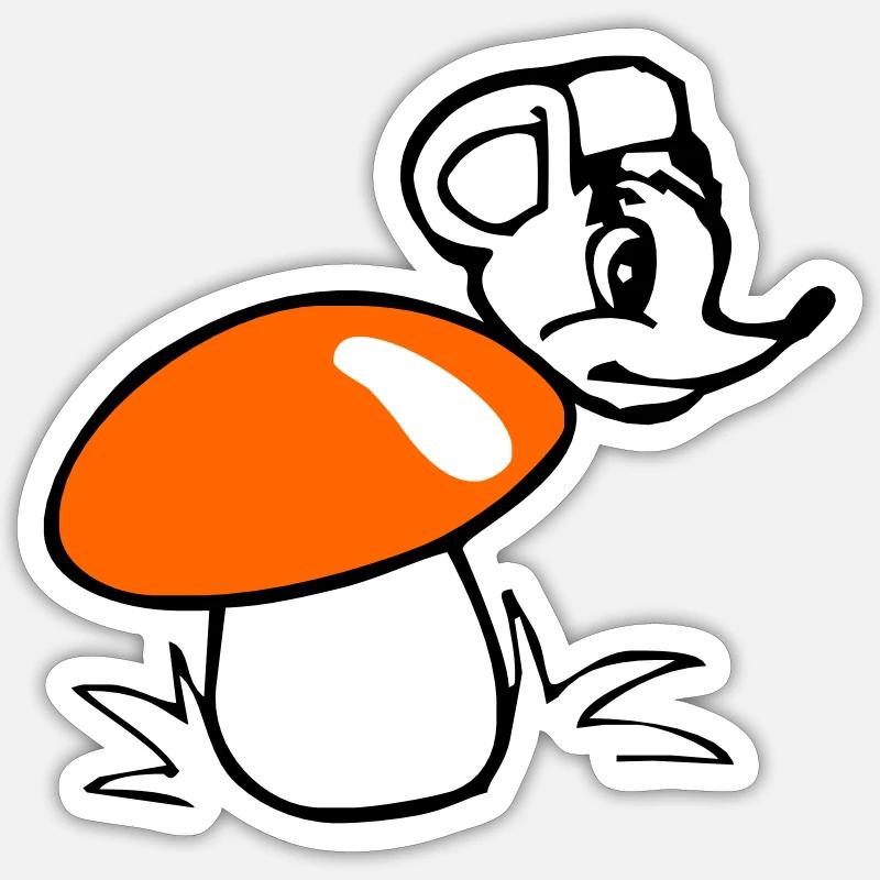 Souris Sticker taille S (10 x 10 cm)