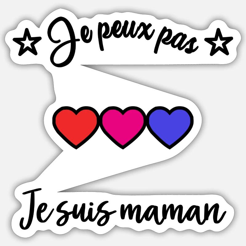 MAMA - Sticker Größe S (10 x 10 cm) - Mattweiß