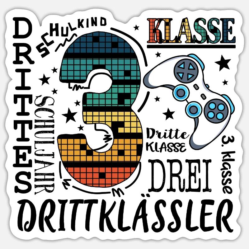Sticker Größe S (10 x 10 cm) - 