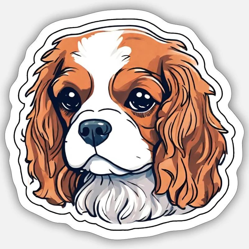 Cavalier King Charles Spaniel Cocker Spaniel Sticker size S (10 x 10 cm)