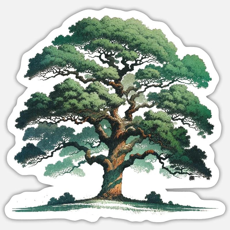 Tree Hugger Sticker size S (10 x 10 cm)