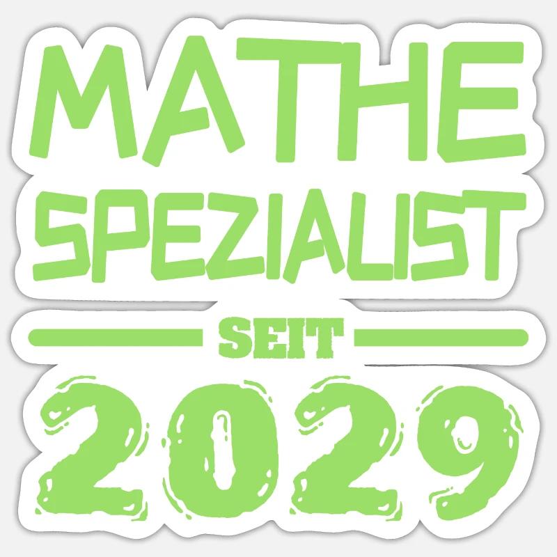 Math 2029 - Sticker size S (10 x 10 cm) - white matte