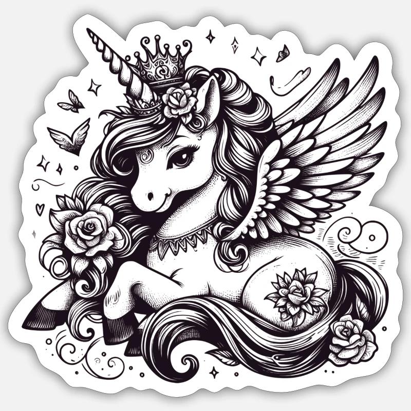 Sky Magic - Sticker size S (10 x 10 cm) - white matte