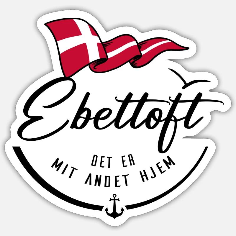 EBELTOFT - My second home - b Sticker size S (10 x 10 cm)
