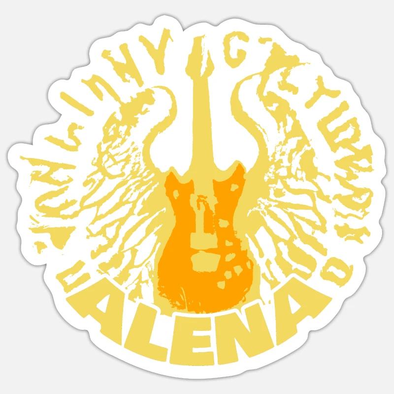 Alena - Sticker Größe S (10 x 10 cm) - Mattweiß