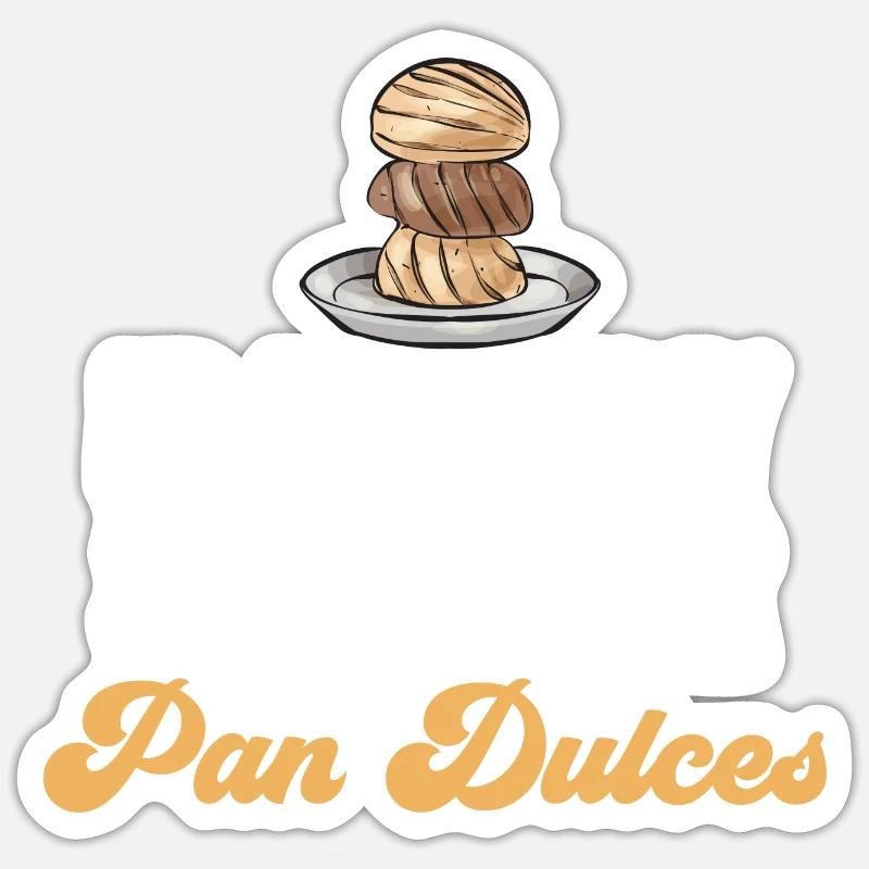 Concha Hispanic Mexican Pan Dulce Sticker size S (10 x 10 cm)