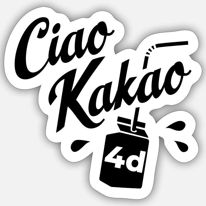Diplômé de la classe 4d Sticker taille S (10 x 10 cm)