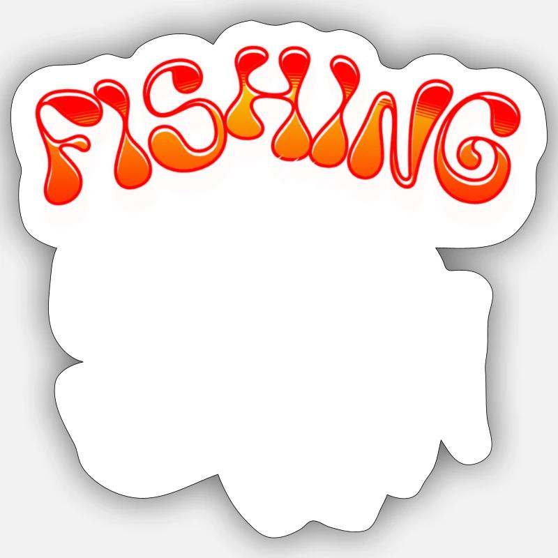 FISCHING Sticker Größe S (10 x 10 cm)