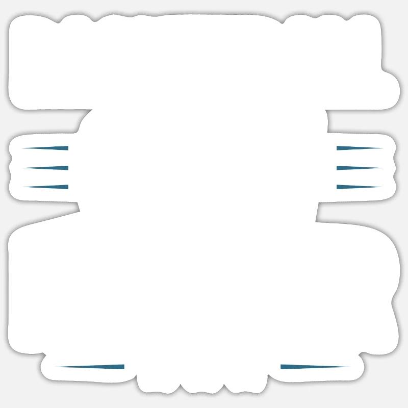 Équipe de basket-ball - Sticker taille S (10 x 10 cm) - blanc mat
