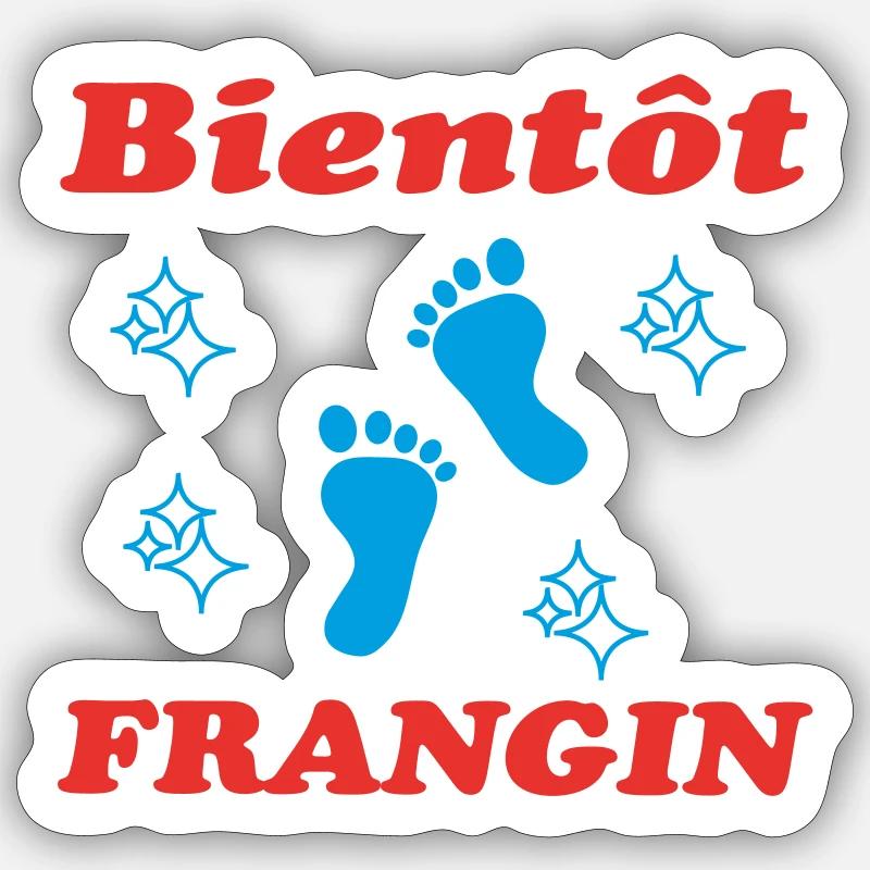 SOON BROTHER - Sticker size S (10 x 10 cm) - white matte