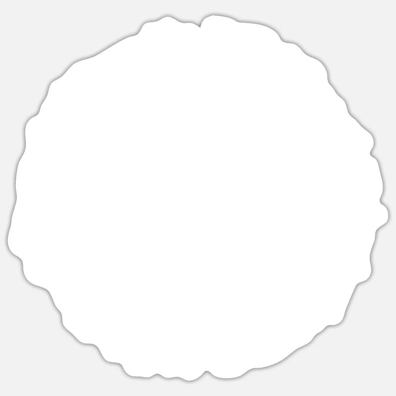 Ms. Bianca - Sticker size S (10 x 10 cm) - white matte