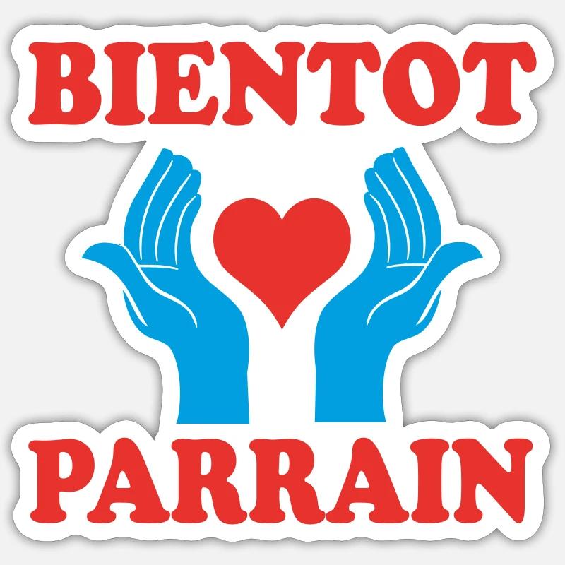 BALD PATE SEIN Sticker Größe S (10 x 10 cm)