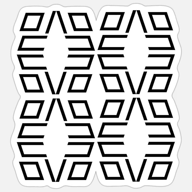 Forme unique Sticker taille S (10 x 10 cm)