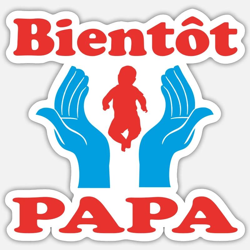 BALD VATER Sticker Größe S (10 x 10 cm)