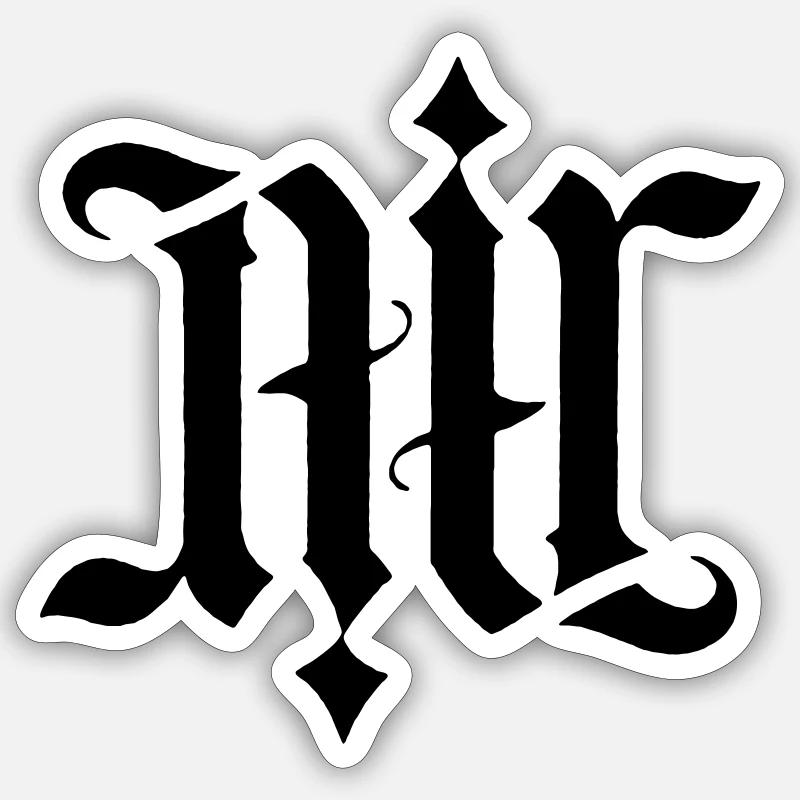 Air - Air Calligraphy Sticker size S (10 x 10 cm)