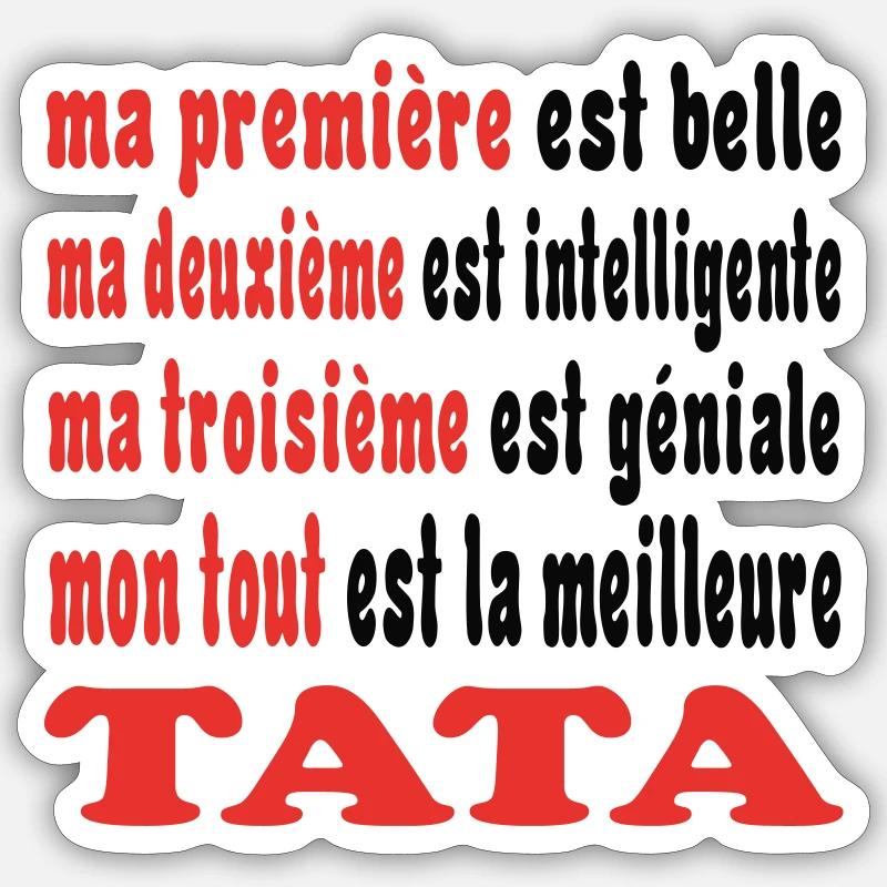 My TATA Sticker size S (10 x 10 cm)