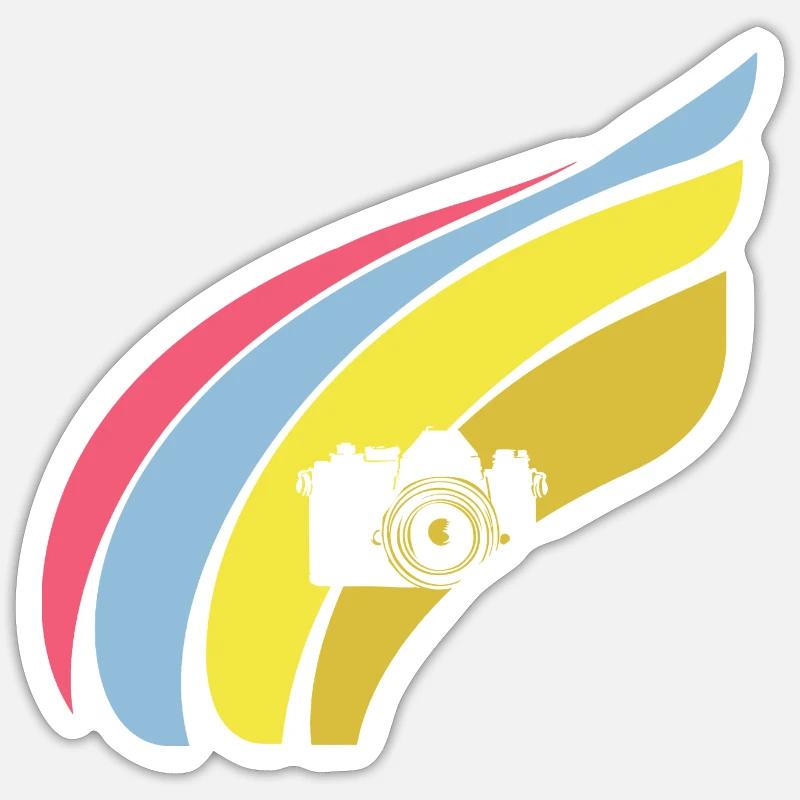 Fotograf Spiegelreflexkamera Sticker Größe S (10 x 10 cm)