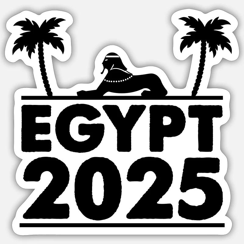 Egypt 2025 - Sticker size S (10 x 10 cm) - white matte