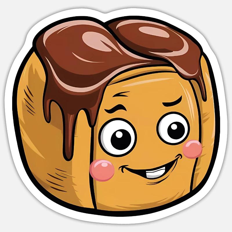 Yorkshire Pudding Geschenk Sticker Größe S (10 x 10 cm)