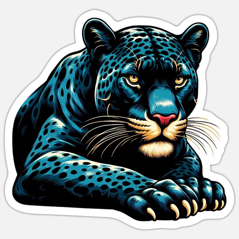 Panther Sticker size S (10 x 10 cm)