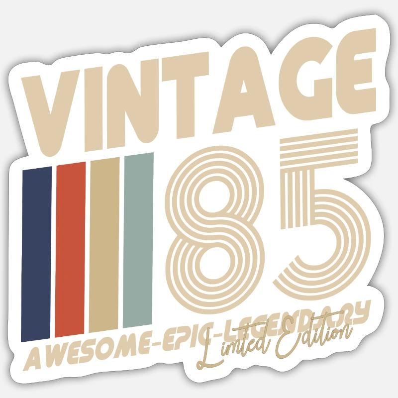 1985 Sticker taille S (10 x 10 cm)