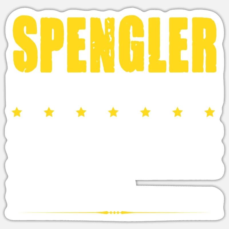 Spengler Stundenlohn Blechner Flaschner Klempner Sticker Größe S (10 x 10 cm)