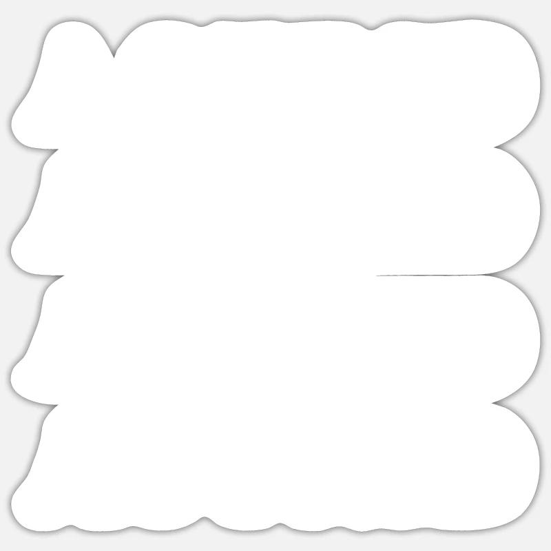 Astrid - Sticker Größe S (10 x 10 cm) - Mattweiß