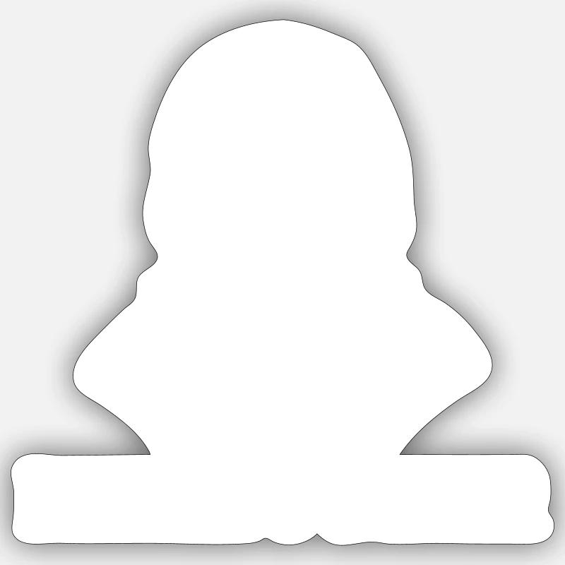 ninja power - Sticker Größe S (10 x 10 cm) - Mattweiß