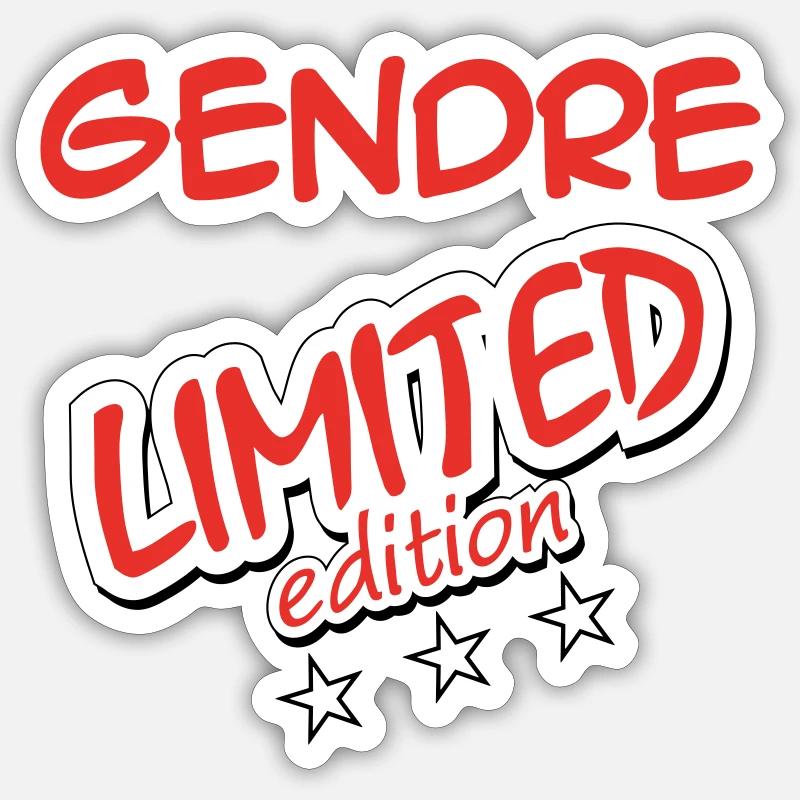 GENDRE LIMITED EDITION Sticker size S (10 x 10 cm)