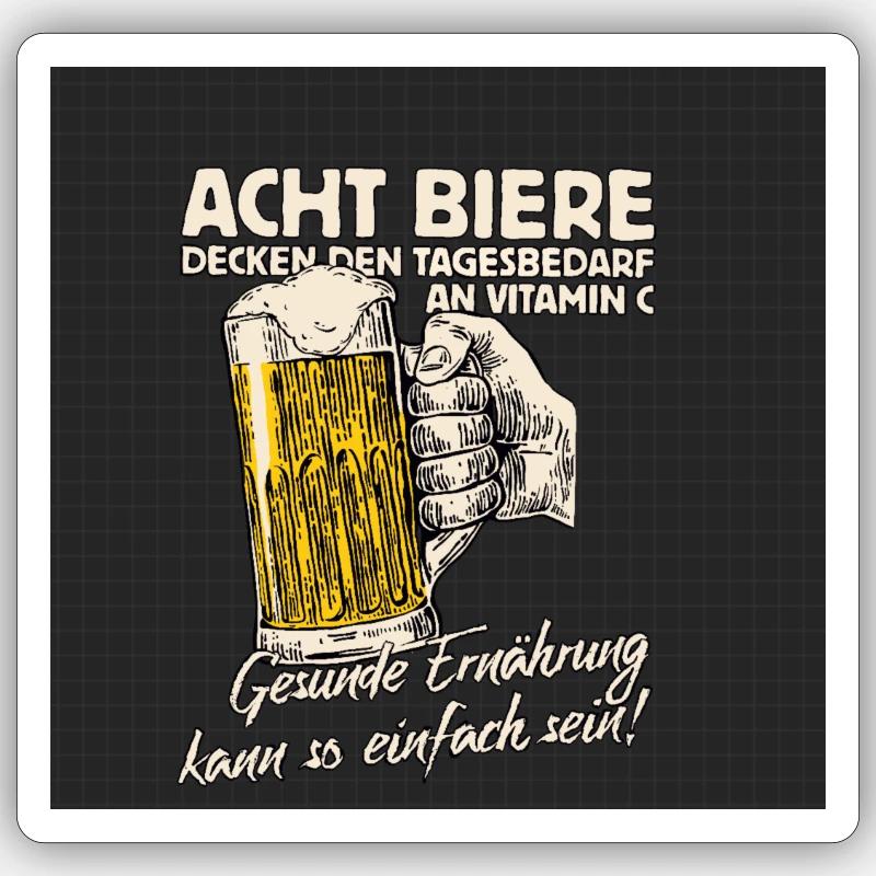 Trinkspruch Sticker Größe S (10 x 10 cm)