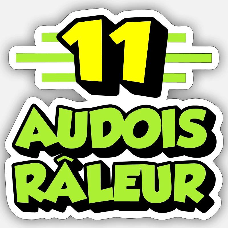Beschwerdender Audois Sticker Größe S (10 x 10 cm)