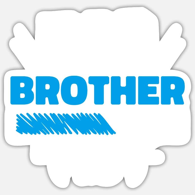 Big Brother Loading 2025 wird zu Big Brother - Sticker Größe S (10 x 10 cm) - Mattweiß