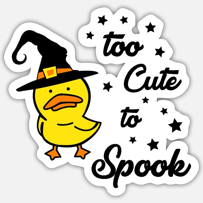 too cute to spook 02 Sticker size S (10 x 10 cm)