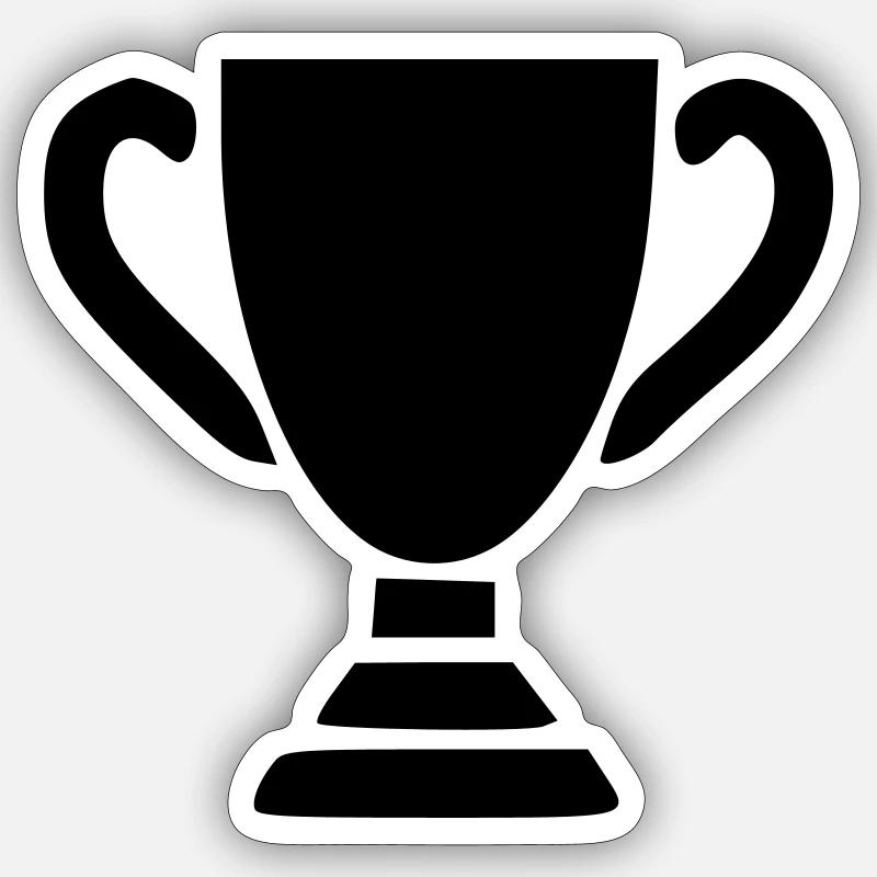 Trophäe Sticker Größe S (10 x 10 cm)