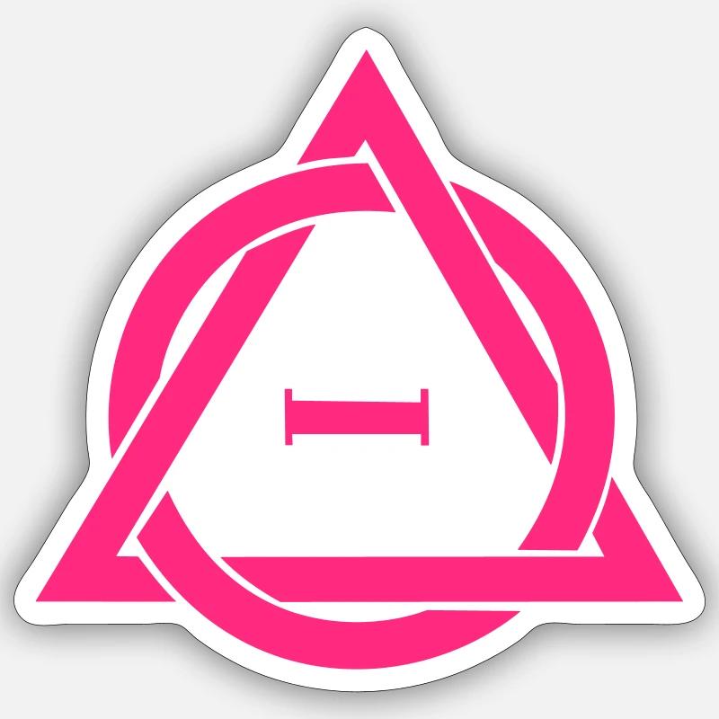 Thérien - Sticker taille S (10 x 10 cm) - blanc mat