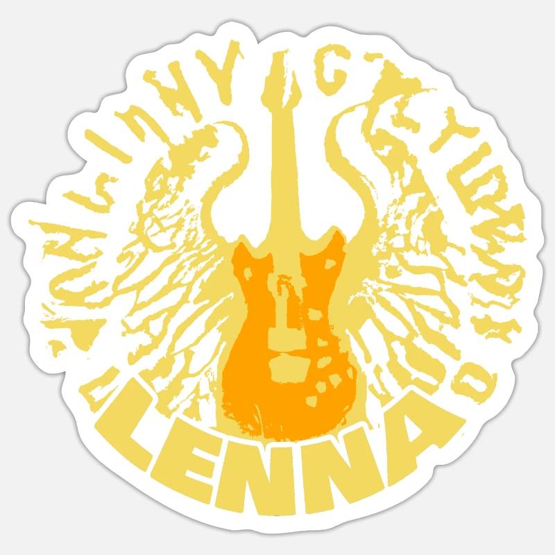 Lenna - Sticker taille S (10 x 10 cm) - blanc mat
